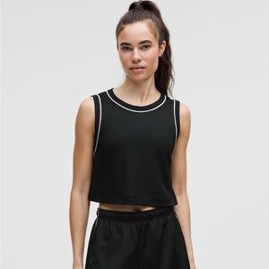 Lululemon Double-Layered Mesh Reversible Tank | Black/Green | M / 8